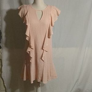 Roz & ali pink knitted dress